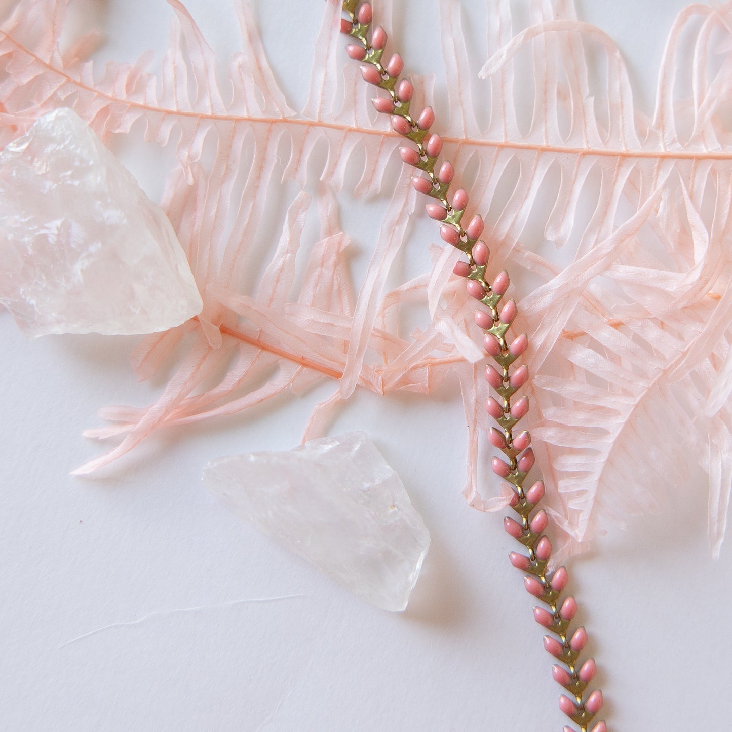 Vintage Gold Chevron Chain