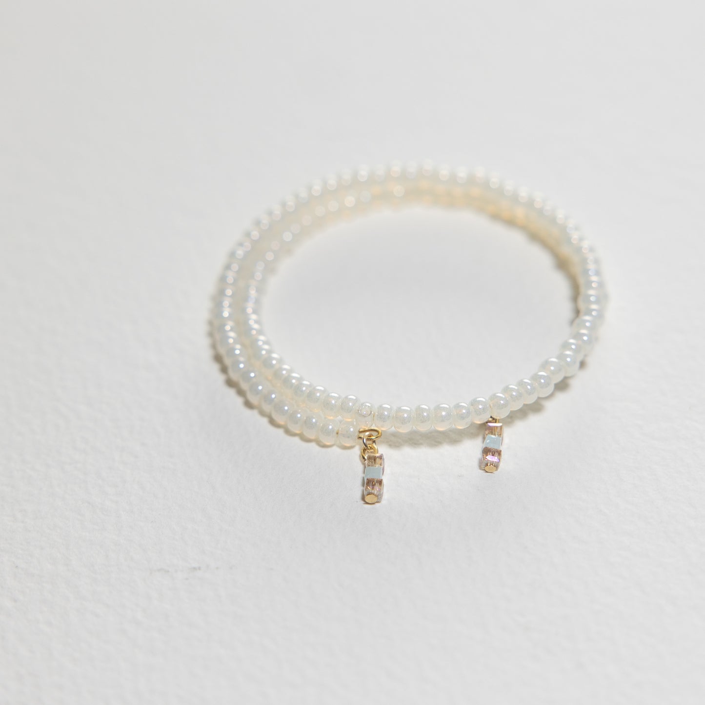 Simple Pearl Bead Wrap Bracelet