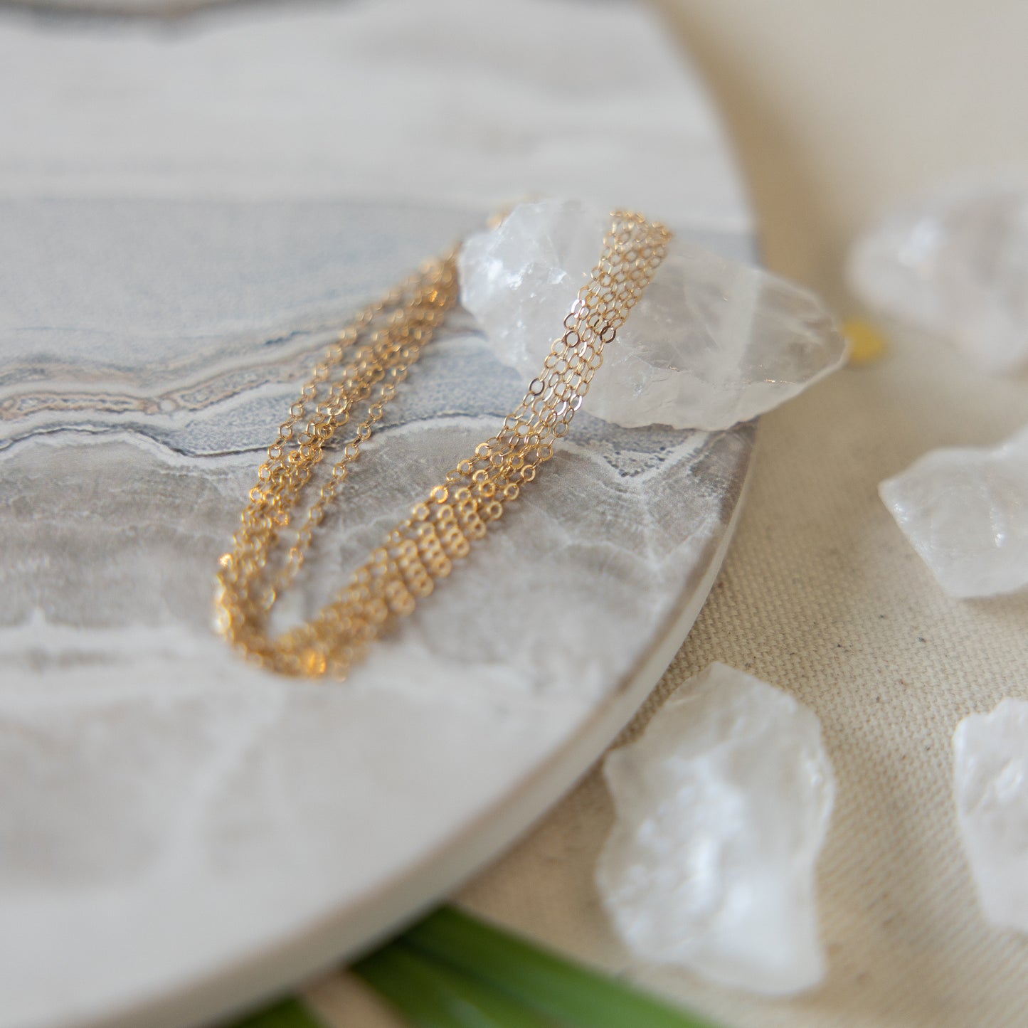 Dainty Multi Chain Bracelet