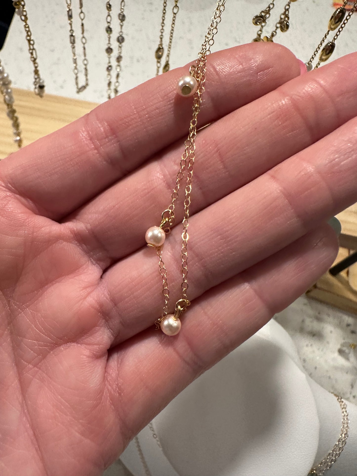 Pearl Droplet Necklace