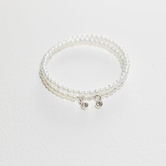 Simple Pearl Wrap Bracelet