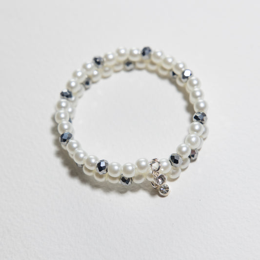 Shimmer and Pearl Bracelet