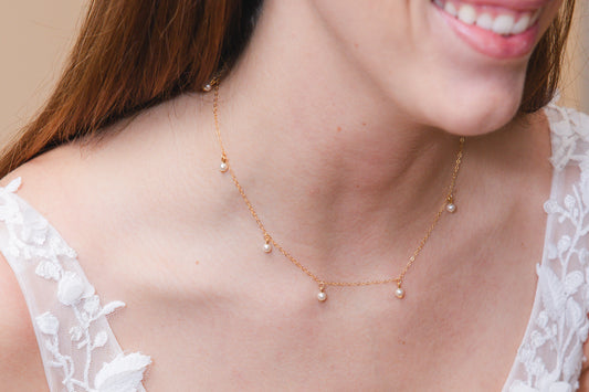 Pearl Droplet Necklace